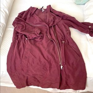 Burgundy jacket